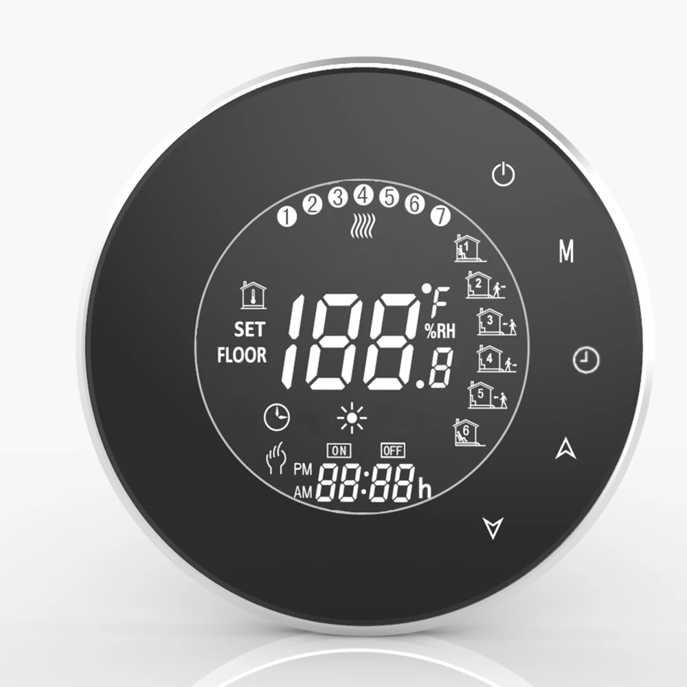 Программируемый термостат энергосберегающий регулятор температуры с сенсорным