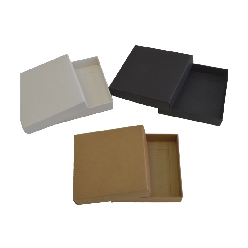 10 шт большая подарочная коробка с крышкой белая на заказ бумажные коробки для