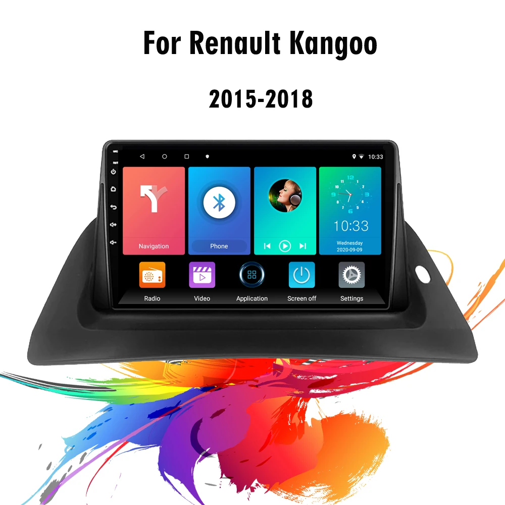 

Eastereggs For Renault Kangoo 2015-2018 2 Din 9 Inch Android Autoradio GPS Navigation Stereo Car Multimedia Video Player Wifi BT