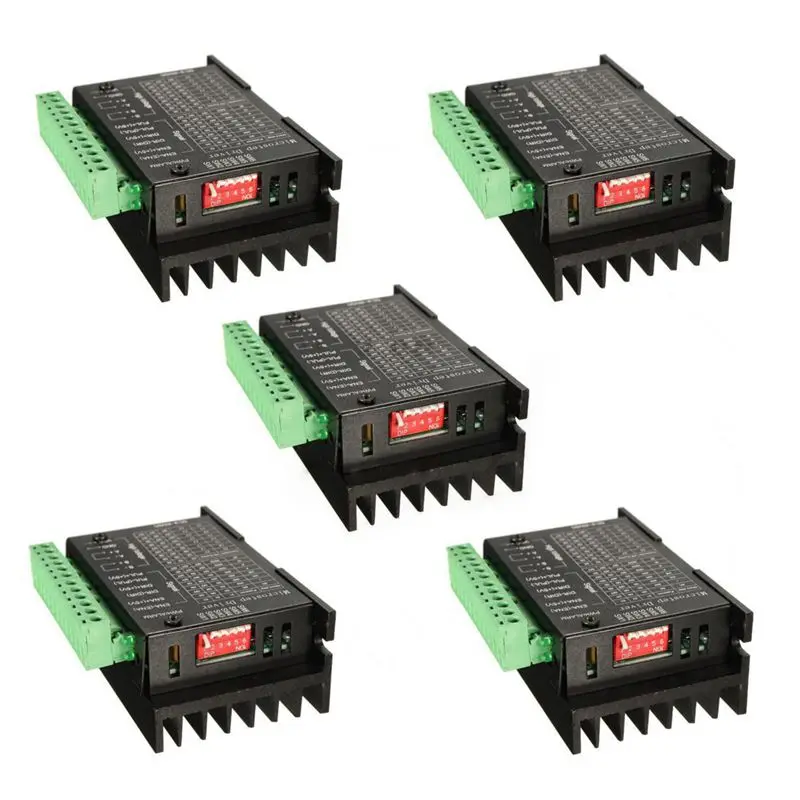 5PCS CNC Single Axis 4A TB6600 Stepper Motor Drivers Controller