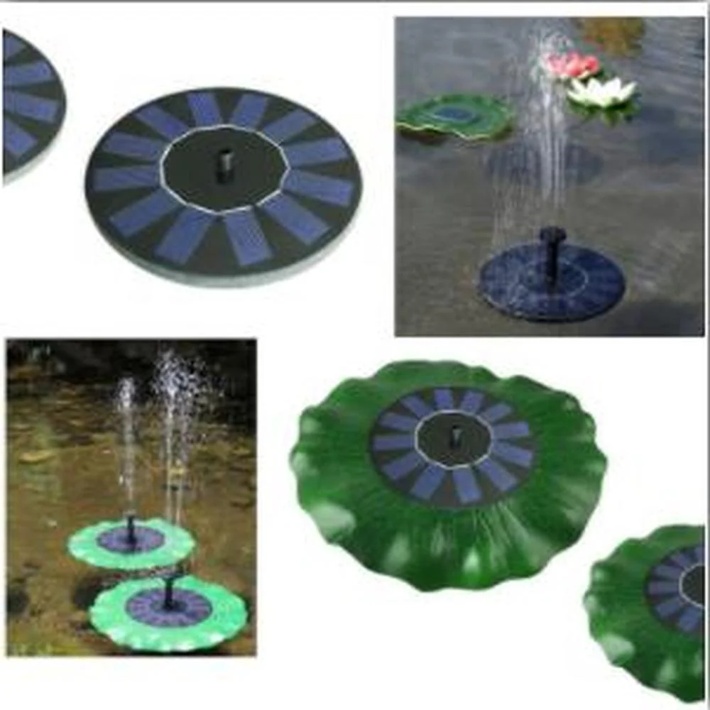 

Diameter 130/160/180mm Min Solar Floating Fountain Garden Water Landscape Pool Pond Waterfall Outdoor Bird Bath Decoration