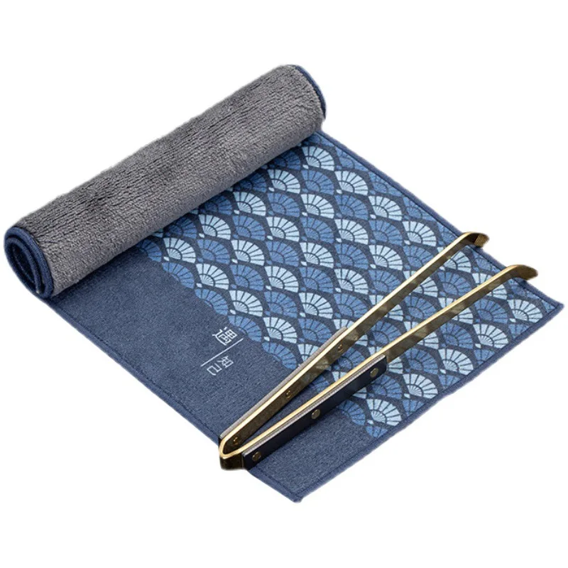 

Китайские чайные полотенца, салфетка для чая, салфетка, впитывающая вода, чайный горшок, чистящие салфетки, украшение для стола