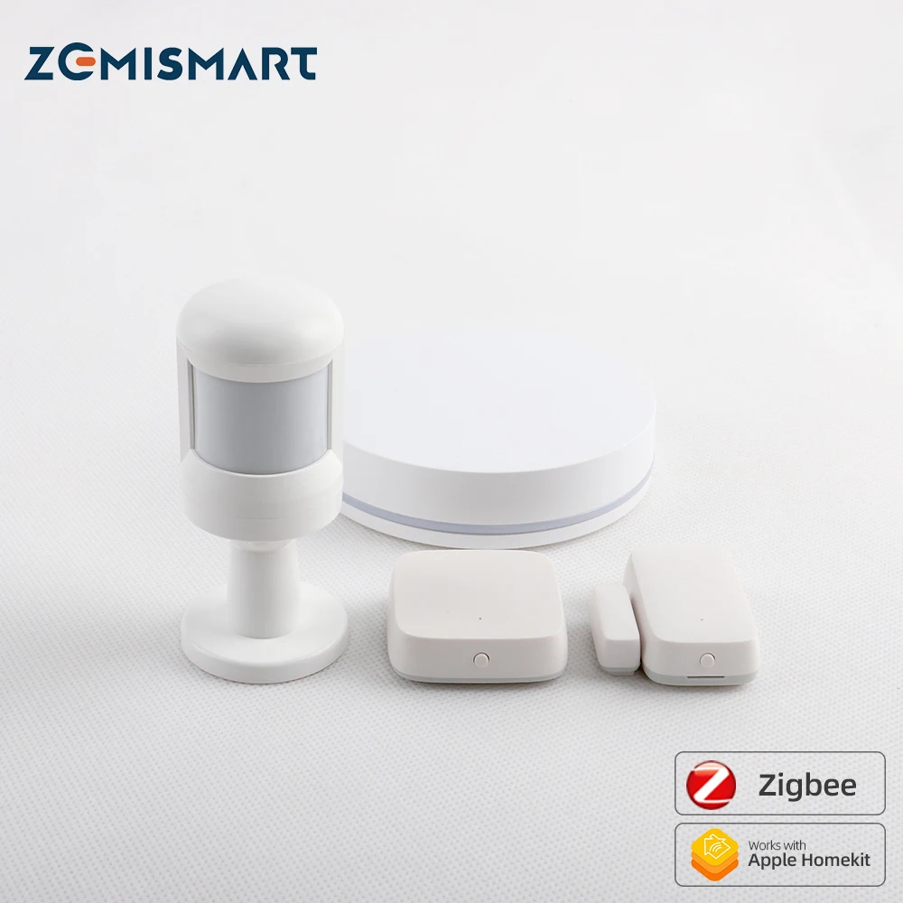 ZemiSmart HomeKit Zigbee Hub умный контроль PIR сенсор датчик двери окна температуры и