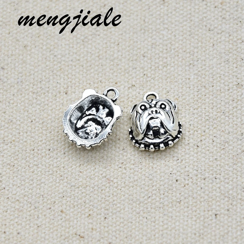 14 шт. серебряные подвески в античном стиле 17 х13х1 мм|Шармы| |