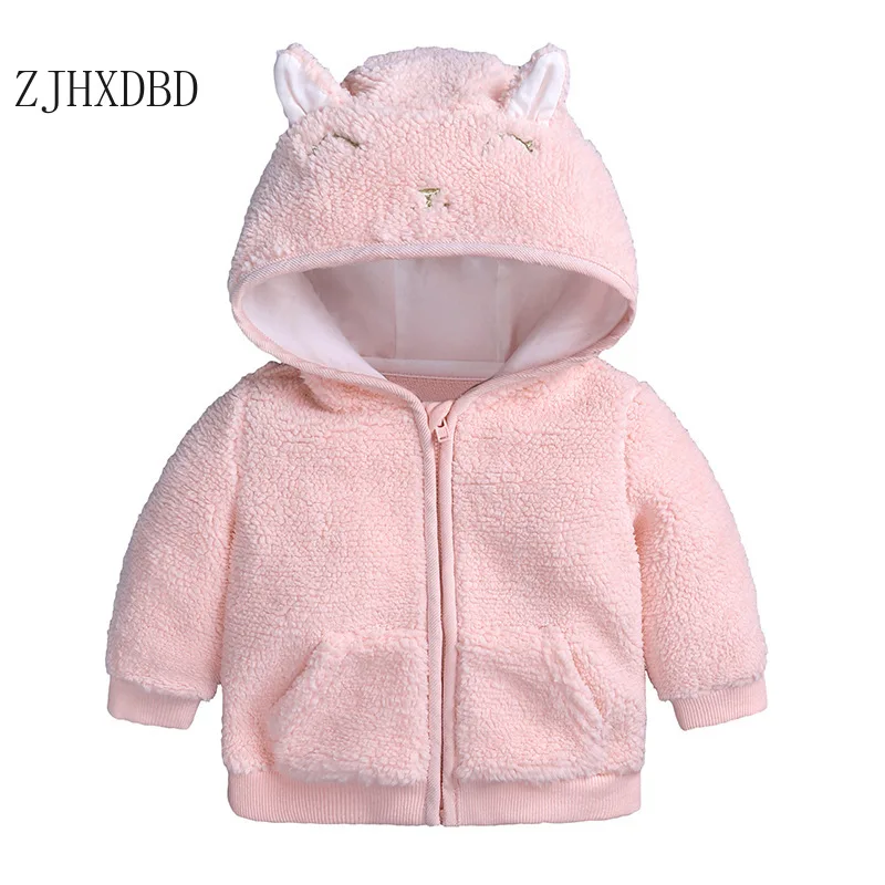 2020 зима новые милые футболки для девочек теплая детская куртка на флисе теплый