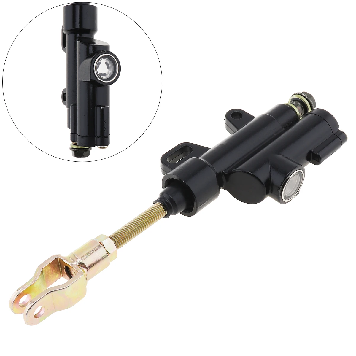 

1 PC Universal Motorcycle Rear Foot Hydraulic Brake Pump Refit Rear Brake Master Cylinder Pump for Scrambling Motorcycle ATV