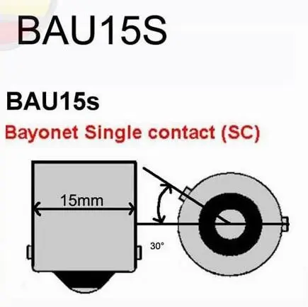 1156PY 7507 PY21W BAU15S 63 SMD светодиодный автомобильный индикатор Заднего направления