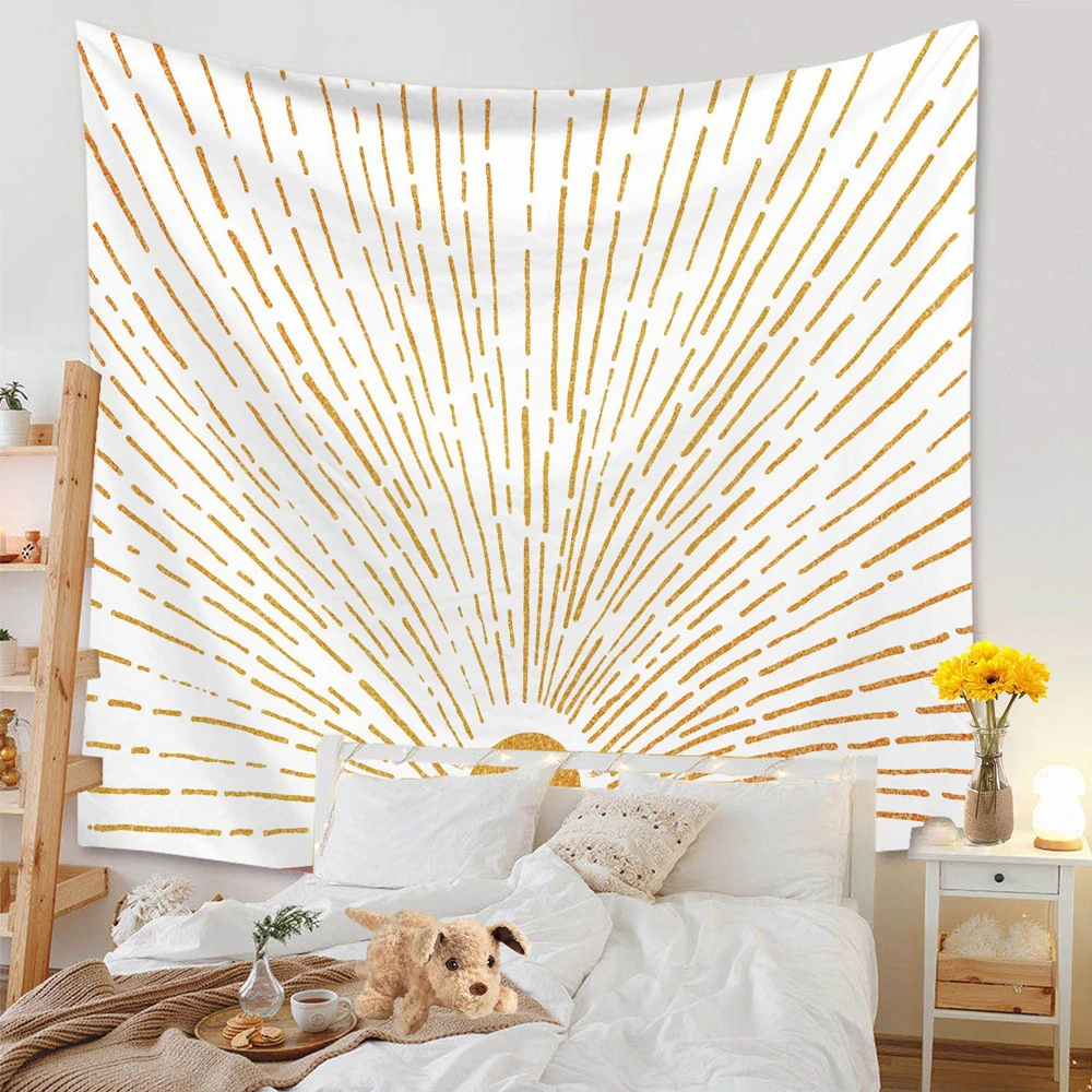 

Art Bohemian Wall Hanging Printed Microfiber Fabric Home Decoration Bedspreadx Wall Tapestry Vintage Home Decoration