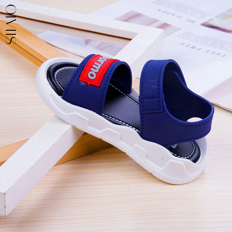 Сандалии Детские однотонные с резиновой подошвой Нескользящие | Мать и ребенок