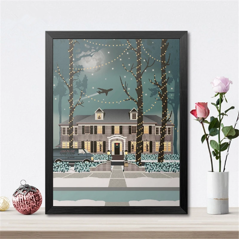 

Home Alone Movie Art Prints House Decor Poster Film Gift Canvas Painting Wall Picture Kids Room Art Decoration