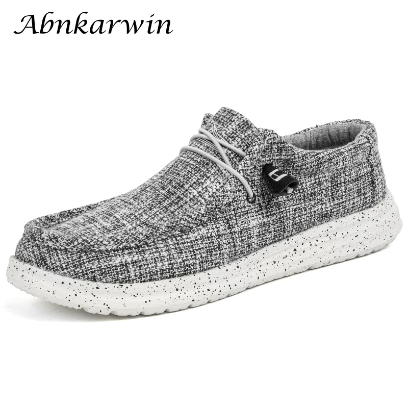 Lightweight Canvas Shoes For Men Slip On Summer Fashion Casual 2021 Comfortable Breathable Mocassin Homme Mocasines Hombre
