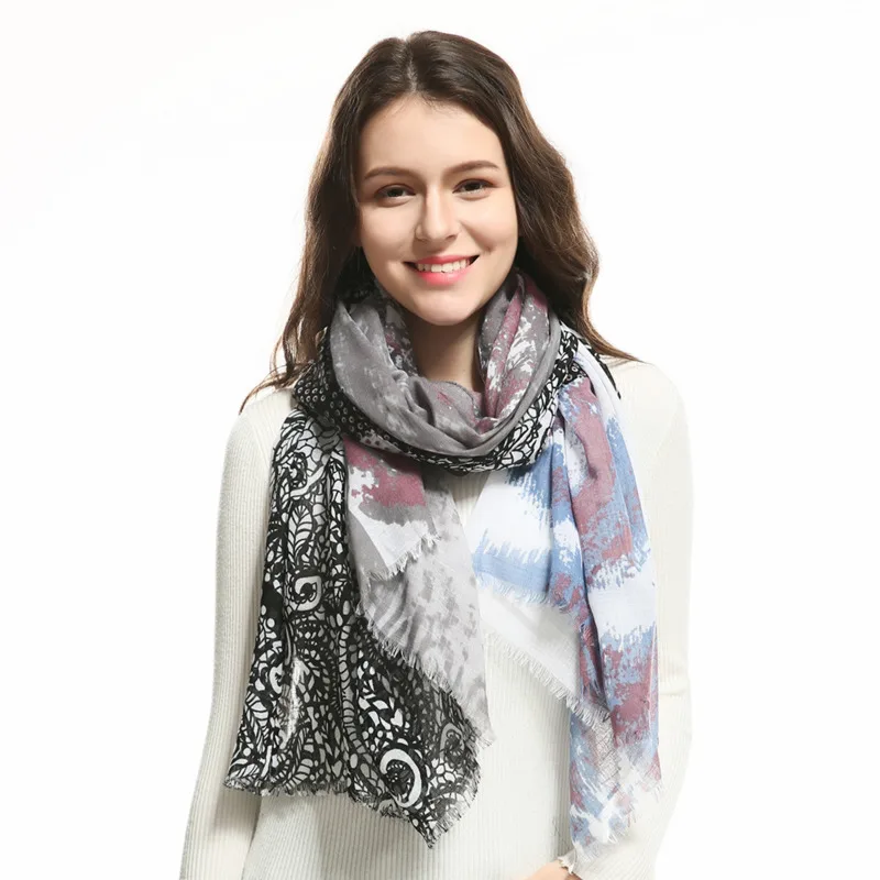 Головной платок новинка 2020 Женский демисезонный дизайнерский длинный богемный