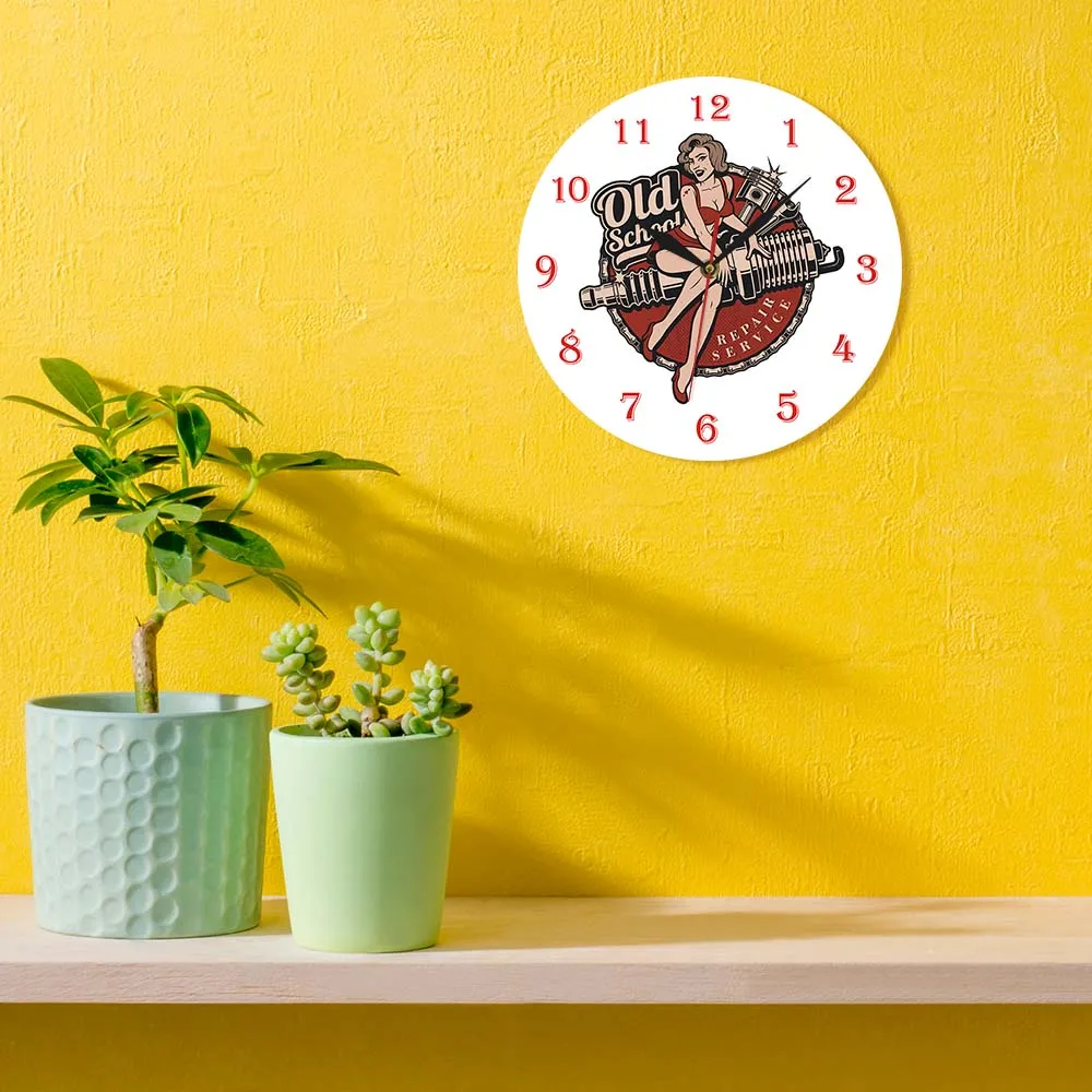 Гаражные персонализированные ретро старошколы ремонт автомобилей сервис