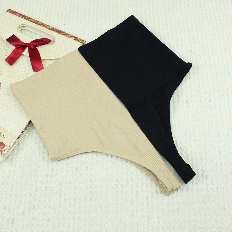 High Waist Trainer Women Tummy Slimming Control Panties Body Shaper Butt Lifter Thong Panty Shapewear Underwear Plus 3XL ssy33 - Цвет: ssy33random