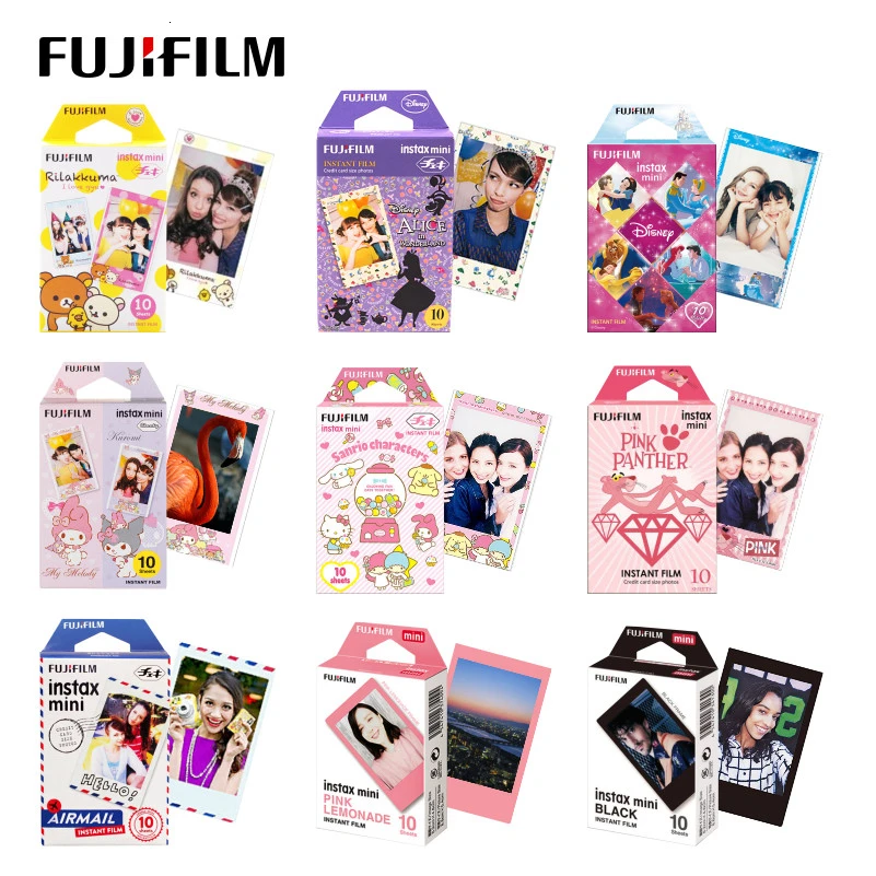 Fujifilm Fuji Instax Mini 9 8 полоса пленка 10 листов для 70 50s 7s 90 25 поделиться мгновенной камеры Радуга Макарон комикс