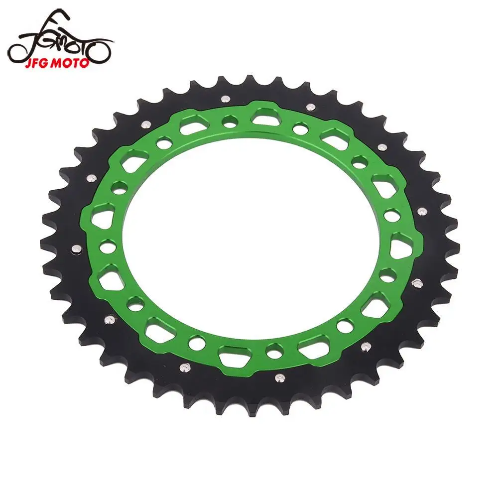 Задняя цепная Звездочка для мотоцикла KAWASAKI KDX KLX KX KXF 200 220 250 300 450 500 KX250F KX450F 42 48 49 50