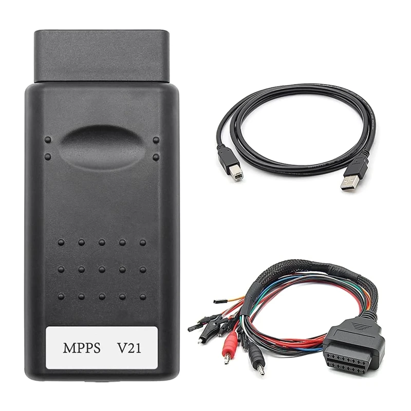 Новейший Интерфейс чип ECU для настройки MPPS V21 V13 V16 V18 EDC15 K-Line/CAN проблесковый кабель