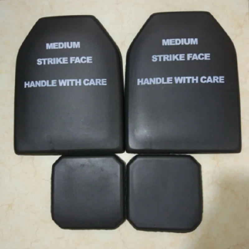 

Tc0014 A Set Of Two Big And Two Small Chinese Tactical SShockproof Panels, Black Vest Inner Panels
