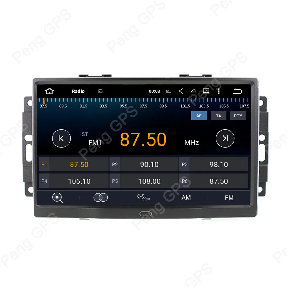 

Android 10.0 Car CD DVD Player for Chrysler 300C Jeep Dodge 2004-2008 Multimedia AM FM Headunit GPS Navigation Supports USB WIFI