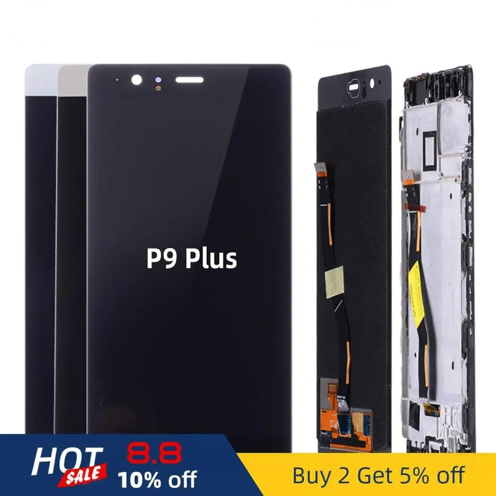 AMOLED дисплей для Huawei P9 Plus ЖК-экран Замена ЖК-дисплей VIE AL10 | Мобильные телефоны и