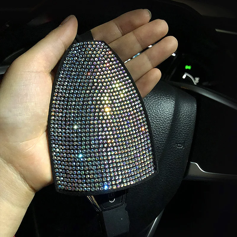 Креативный бриллиантовый Стразы чехол для автомобильных ключей Bling Crystal Key