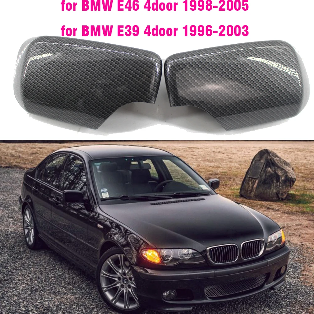 Колпачки из углеродного волокна для зеркала заднего вида BMW 3 5 E39 E46 525i 528i 530i 540i 323i