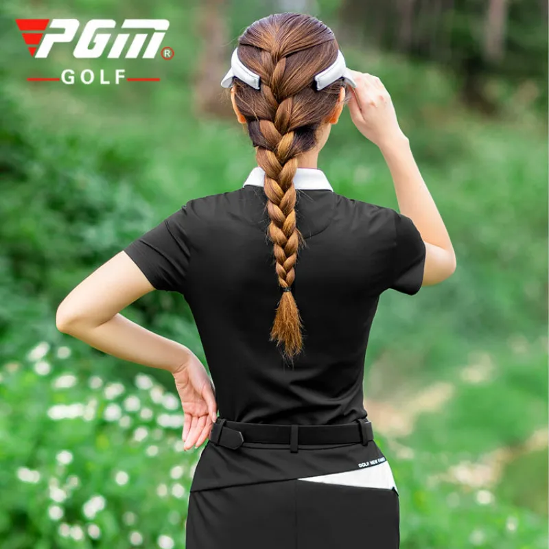 

PGM 2020 New Summer Quick-Dry Golf Clothing Women's Short-Sleeved T-shirt Sports Breathable Clothes YF290