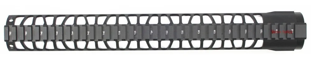 Векторная оптика KeyMod 15 дюймов поплавок один кусок Handguard Пикатинни система крепления черный подходит 5,56. 223 AR платформа винтовки