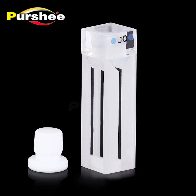 Кварцевый микро-флуоресцентный герметичный кювет 350 мкл