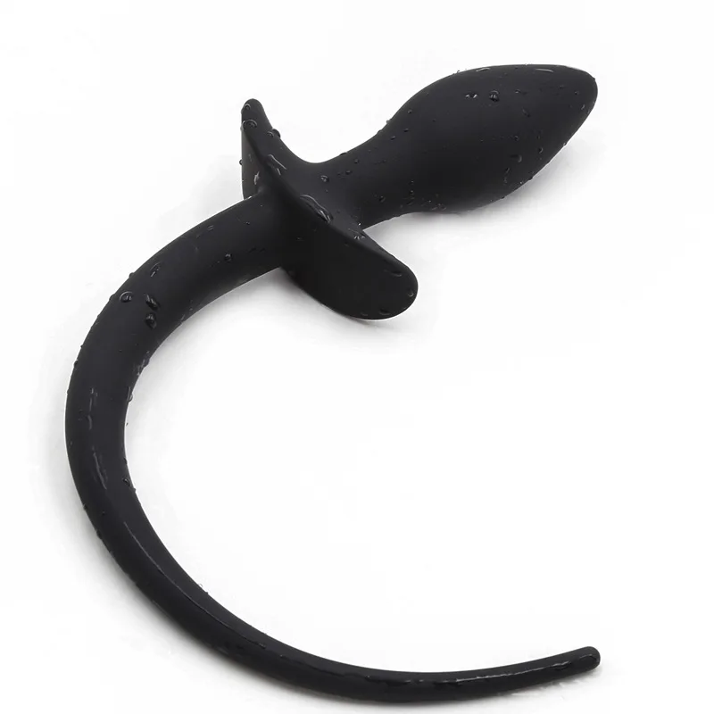 Silicone Dog Tail Anal Toys G-spot Stimulator Butt Plug Slave Expander Women Men Gay Sex Game BDSM Erotic Products | Красота и