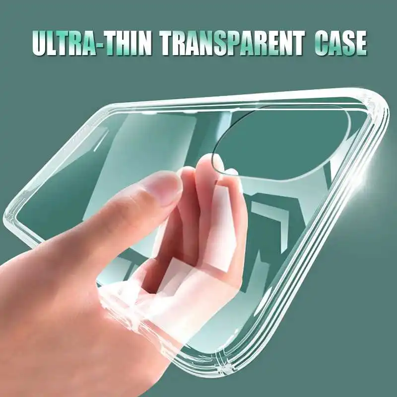

Joomer Transparent Soft Case For Huawei P50 Pro Phone Case Cover