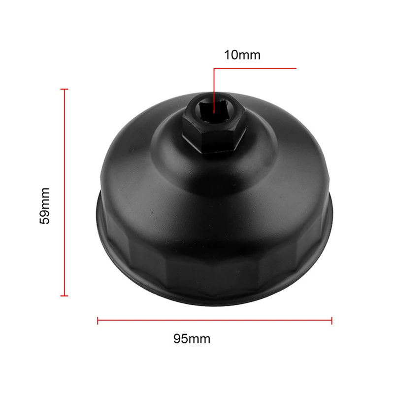 

Oil Filter Wrench 86mm 16 Flutes End Socket Square Drive Cap Remover Tool Mini Auto Car Repair Tools For Car Oil Filter Wrench