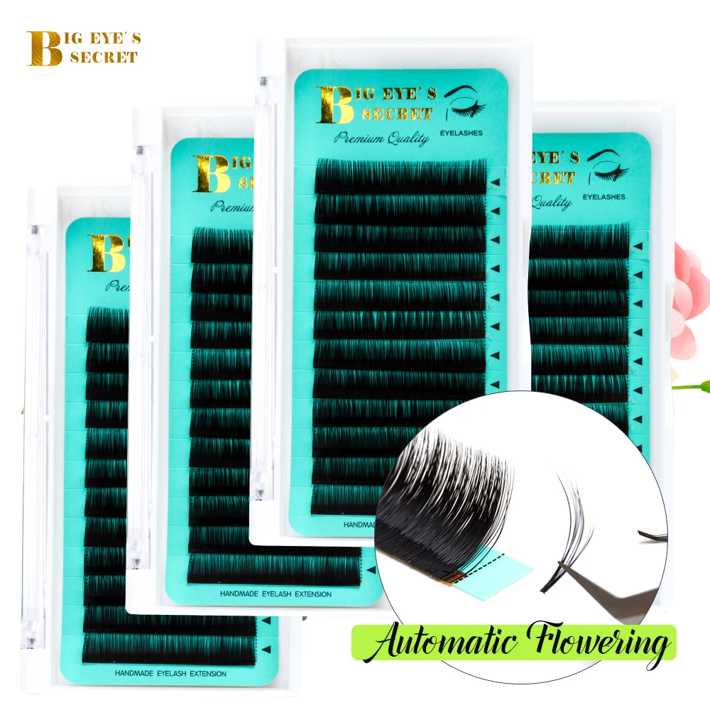 Предварительно сделанные вентиляторы ручной работы ресницы расширение