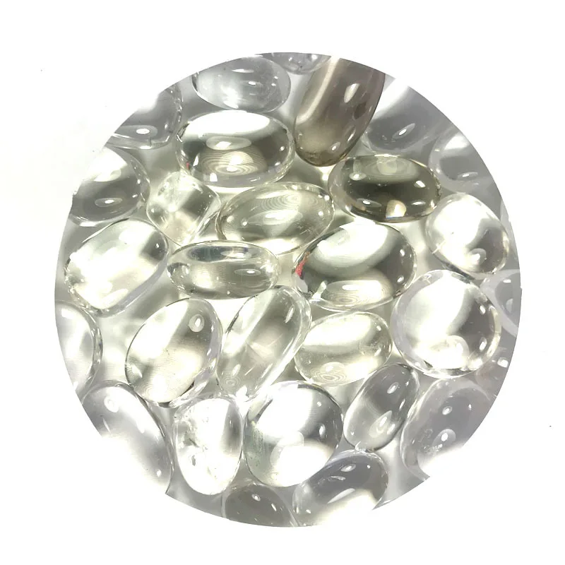 

Оптовая продажа, натуральный белый камень, лечебный кристалл, Овальный гравий, Кварцевый Минеральный минеральный минерал, цветочный горшок...