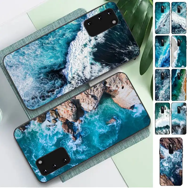 

Blue sea Phone Case for Samsung S10 21 20 9 8 plus lite S20 UlTRA 7edge