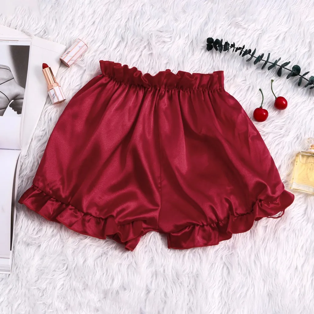 2020 плюс размер атласный котенок шелковистая эластичная резинка на талии женский