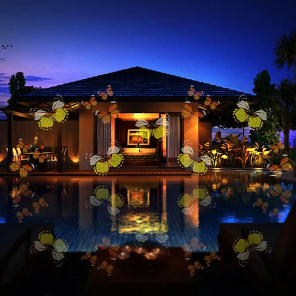 

12 Patterns Projection Lamp Christmas Outdoor Party Landscape Home Decoration