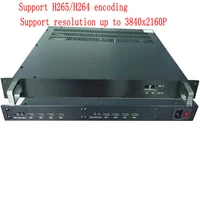 8 channel 4k hd encoder hdmi to ip h265264 real time encoder hotel network tv front end system
