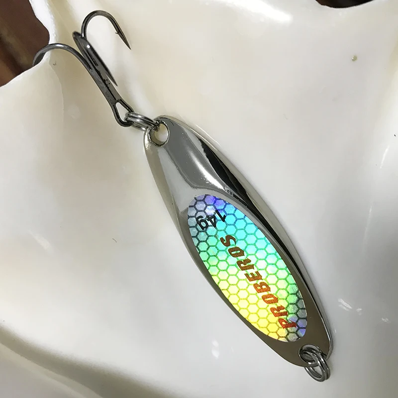 3-60 г серебряная рыболовная приманка жесткие приманки в виде ложки металлическая