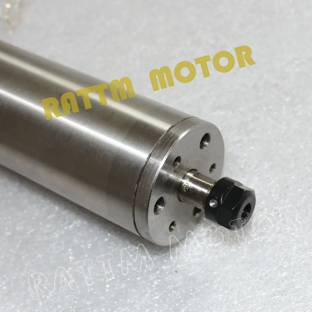0.3KW 300W 75V шпиндель с водяным охлаждением ER8 4.5A высокая скорость 60000rpm мотор