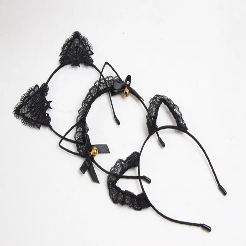 

Cute Cat Ears Headband Cat Headdress Maid Cat Girl Cosplay Anime Party Prom Headband Hairpin