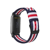 new suitable for fitbit luxe canvas strap luxe smart bracelet nylon woven fabric wristband eleven colors are available