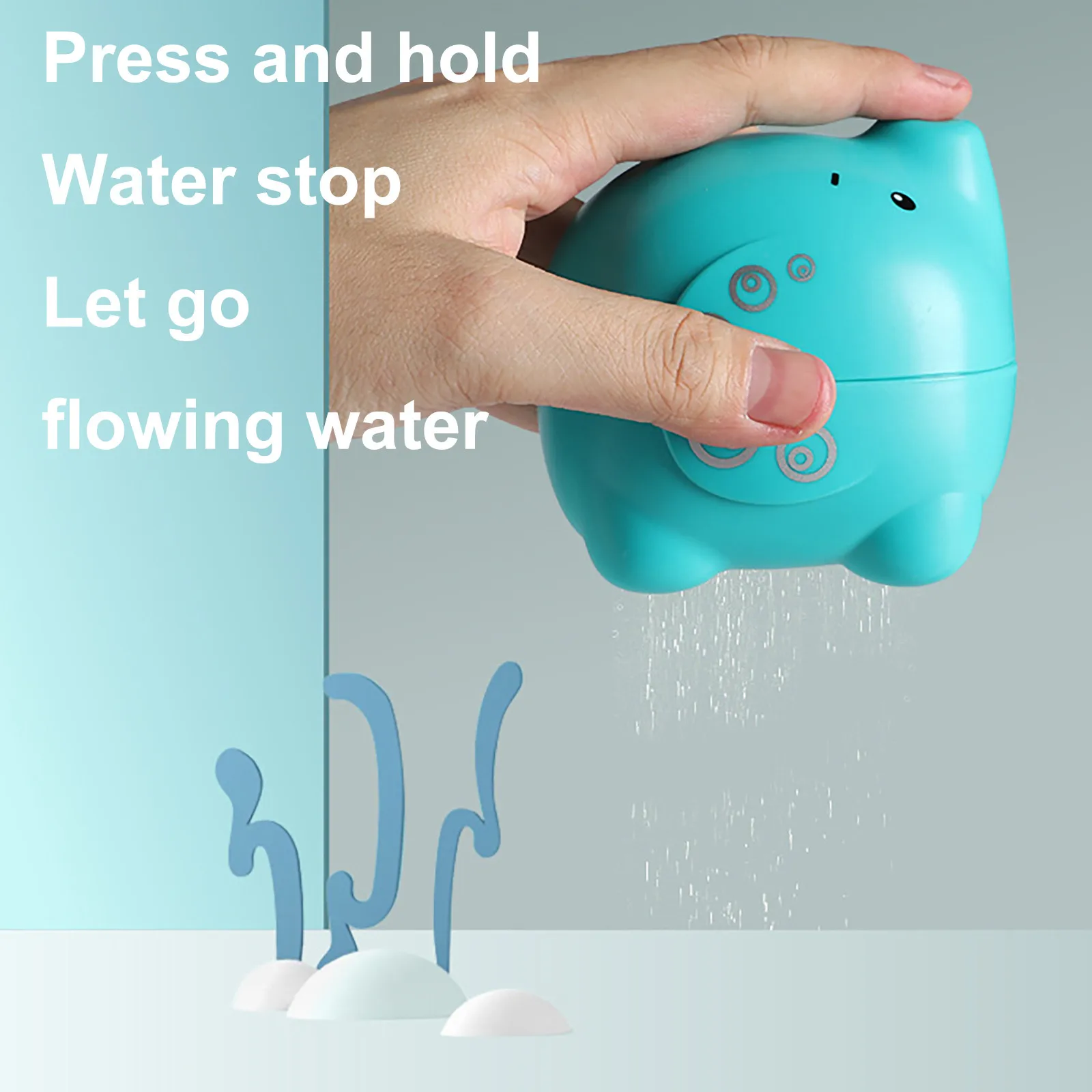 Мультяшный разбрызгиватель для душа со слоном детская игрушка плавания брызг