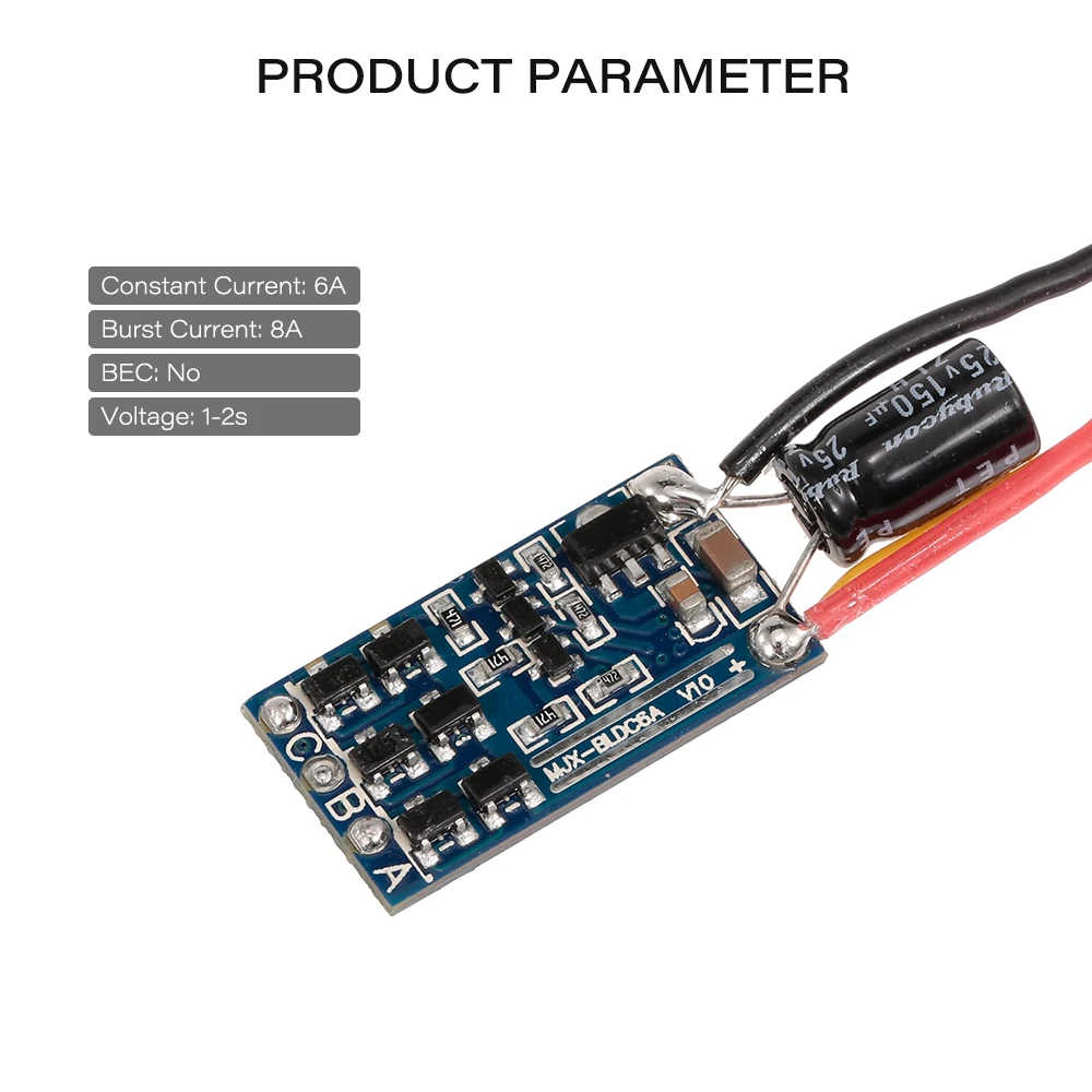 Оригинальный бесщеточный Электрический регулятор скорости 6А ESC для JJPRO X5 EPIK 1080P 5G