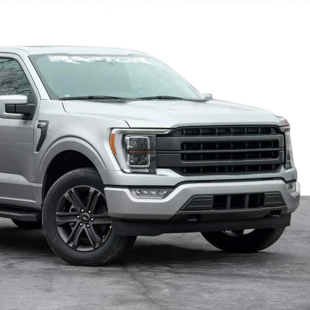 Наклейки на лобовое стекло для Ford F150 Raptor Pickup Графика Настраиваемый логотип Виниловые чехлы Декор наклейки для автомобилей Автоаксессуары.