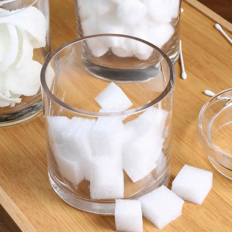 

380ml-2000ml Handmade lead free Glass Jar Kitchen Food Bulk Container Set For Spices Dried Fruit Storage Can Salad Bowl Box