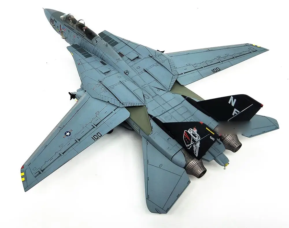 JCWINGS США F-14A авианосец F14 истребитель VF-154 1/72 литья под давлением модель самолета |