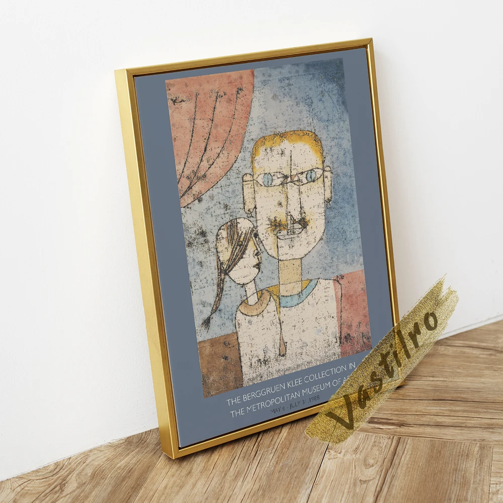 Выставочный постер музея Paul Klee художественные принты Адама и маленькой Евы