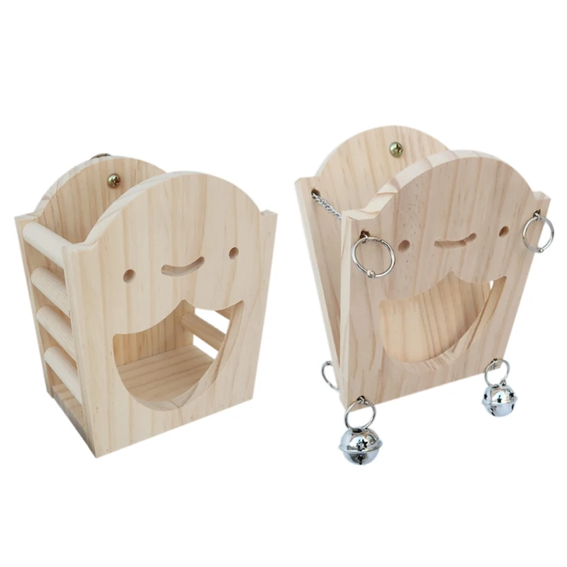 Банни устройство для подачи сена шиншилла кролик еда диспенсер деревянный сено