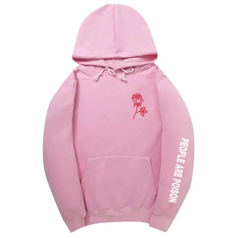 Pink MS244 Модная уличная толстовка с капюшоном, Толстовка для мужчин и женщин, забавные толстовки с принтом розы, пуловер, несколько стилей, толстовка с капюшоном - Цвет: Pink MS244